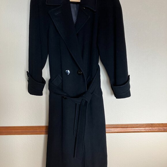 Black Cashmere Nieman Marcus Maxi Coat
